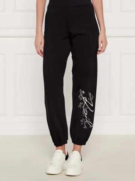 Karl Lagerfeld Pantaloni de trening Orchid negru