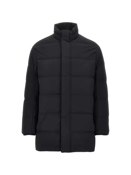 Matlasat palton Emporio Armani negru