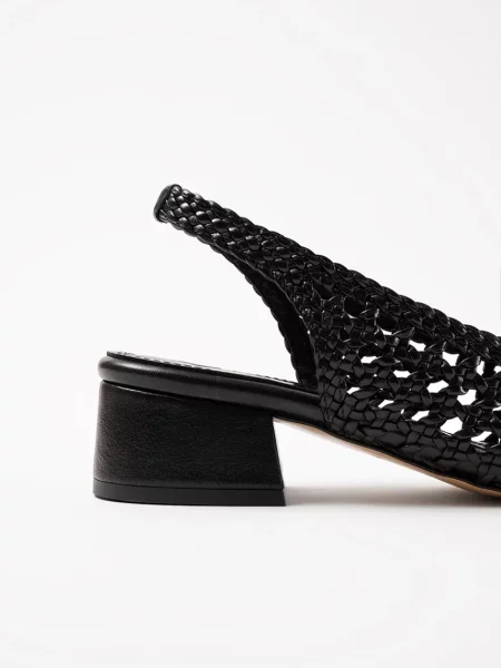 Кожаные туфли Souliers Martinez с открытой пяткой