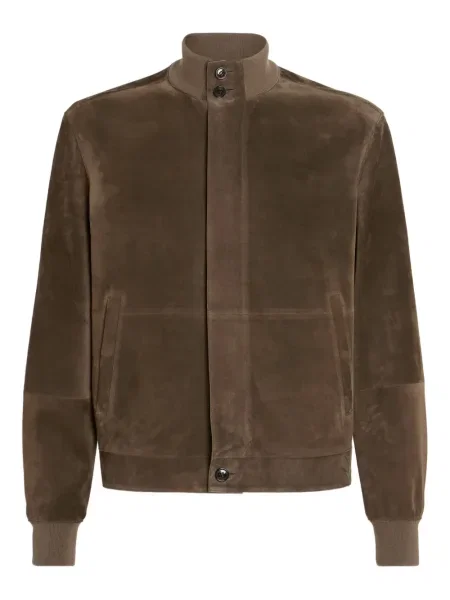 Geanta de piele Zegna maro