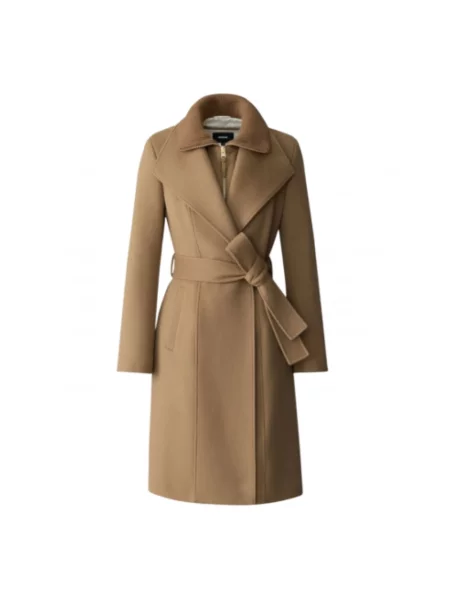 Płaszcz Mackage wełniany beżowy
