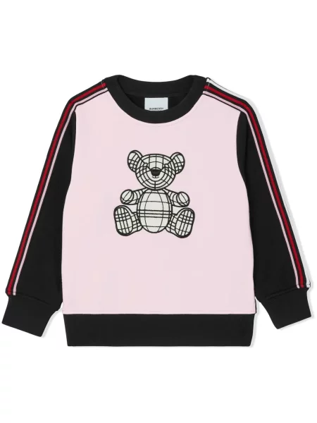 Bluza dziecięca Burberry różowa
