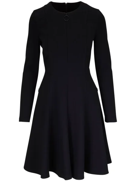 Rochie midi Akris Punto până la genunchi de costum negru