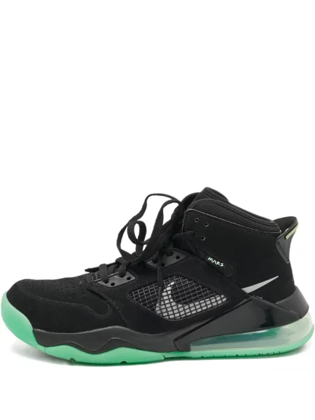 Sneakerși Jordan din piele negru