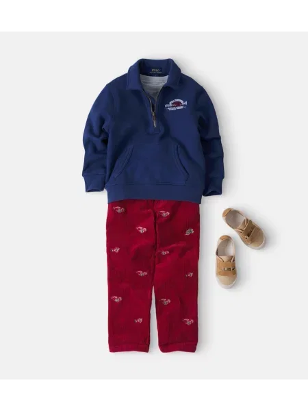 Gyerek nadrág Polo Ralph Lauren piros