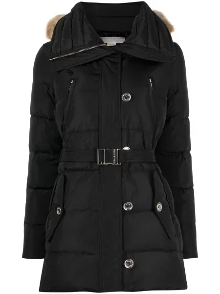Palton Michael Michael Kors din piele negru