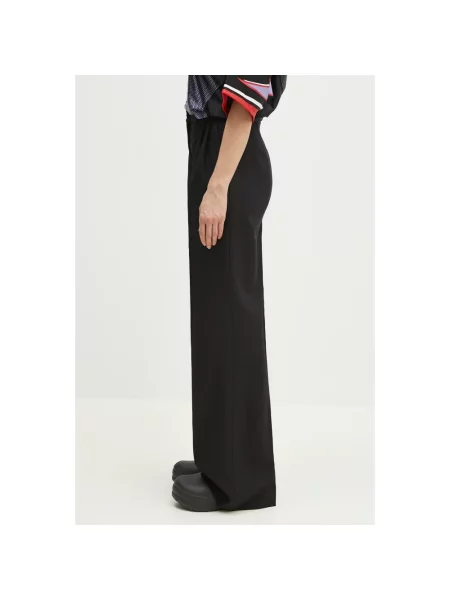 Coperni spodnie Wide Leg Tailored szerokie high waist czarny