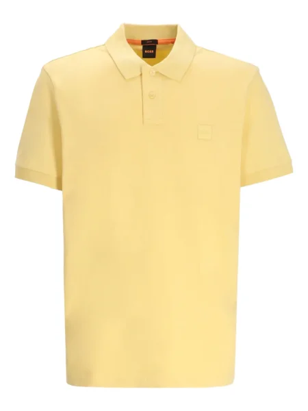 Polo Boss cu autograf galben