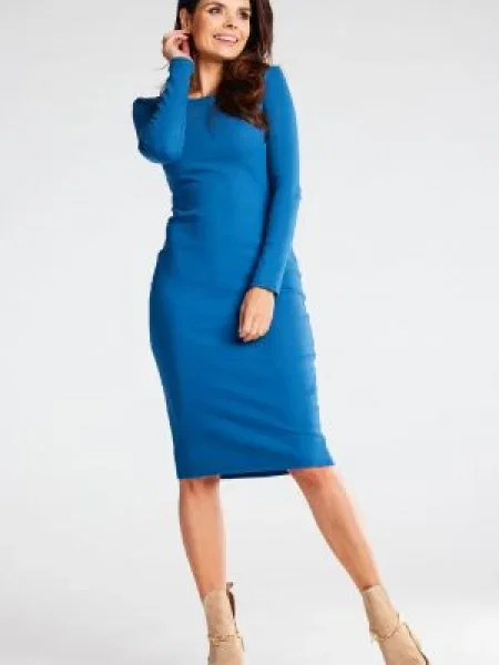 Sukienka maxi Infinite You niebieska