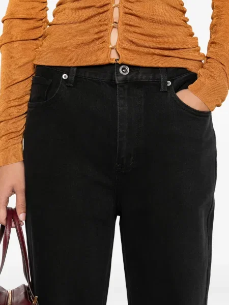 Blugi Self-portrait cu 5 buzunare negru