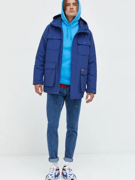 Geacă Superdry retro albastru