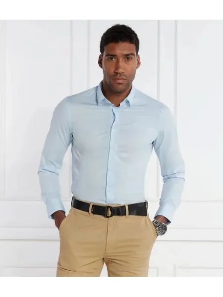 Calvin Klein Ing POPLIN kék