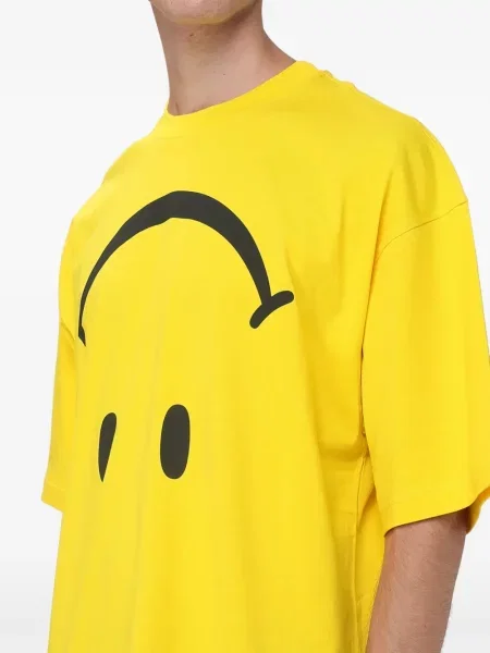 Tricou Moschino cu imagine galben