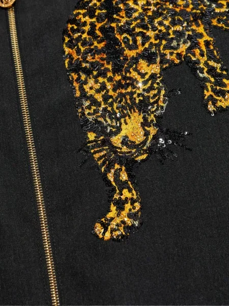 Яке Versace с принт черно