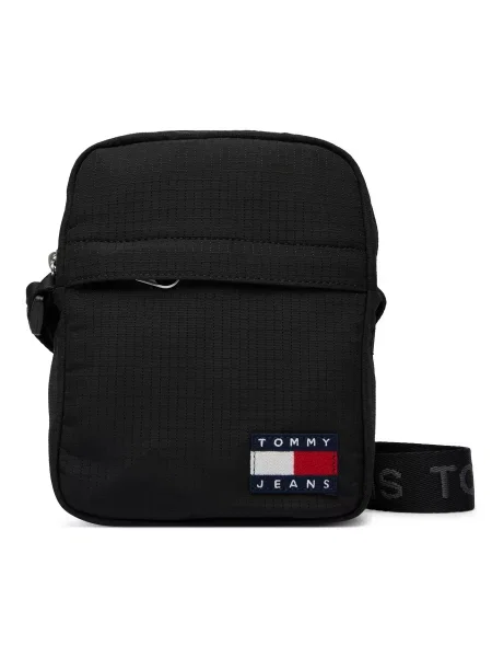 Torbica za okrog pasu Tommy Jeans Tjm Ess Daily Ripstop Reporter črna
