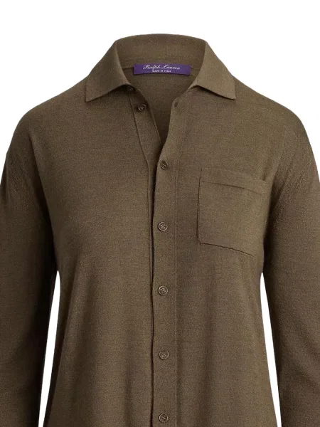 Cămașă Ralph Lauren Collection tricotate maro