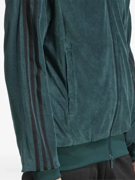 Voskovaný velurové kraťasy Adidas černé