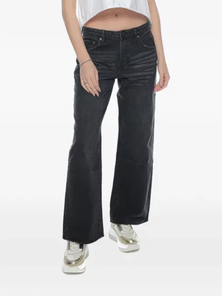 Blugi cu picior larg One Teaspoon negru