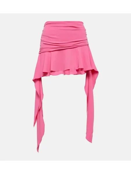 Fustă Blumarine din jerseu roz