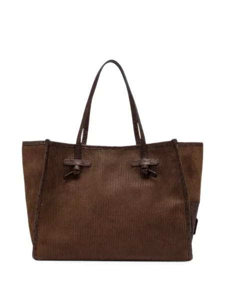 Geantă shopper Gianni Chiarini din piele maro