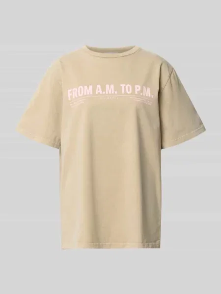 T-shirt z okrągłym dekoltem model AM to PM' Oh April