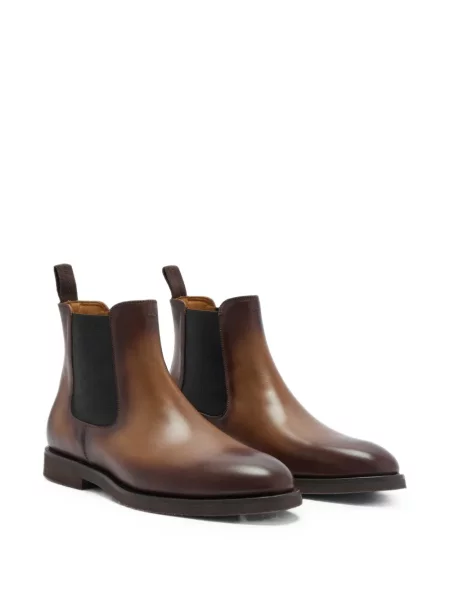 Botine chelsea Magnanni din piele maro