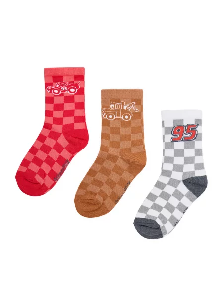 Довгі шкарпетки Cars червоний