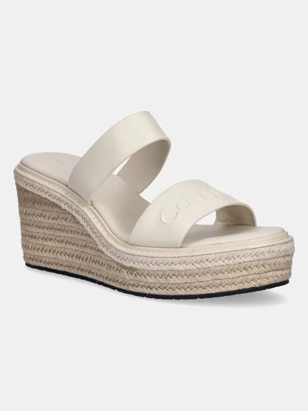 Espadryle Calvin Klein beżowe