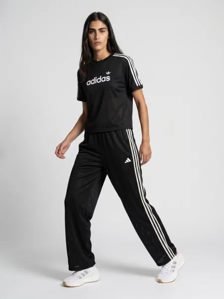 Pantaloni sport Adidas plasă negru