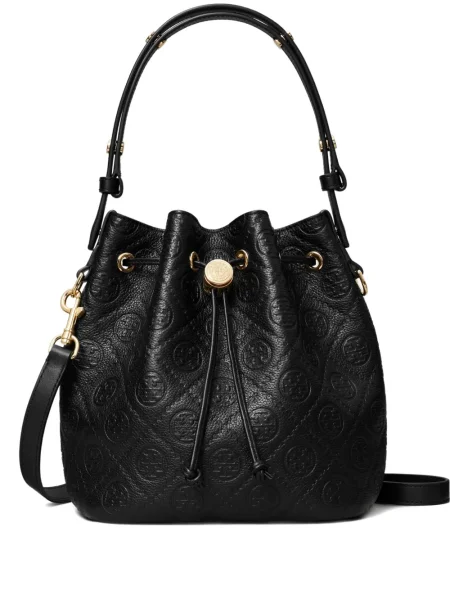 Geantă bucket Tory Burch negru