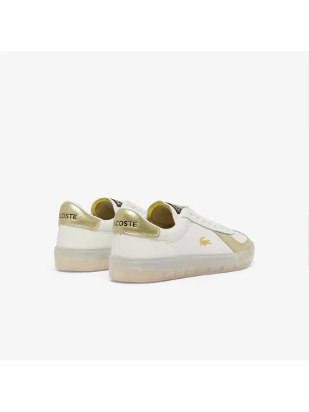 Lacoste Skórzane Sneakersy Baseshot Pro biały