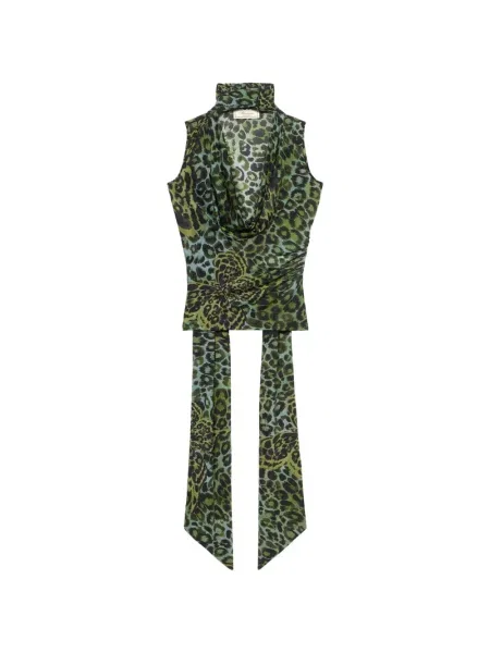Top Blumarine verde