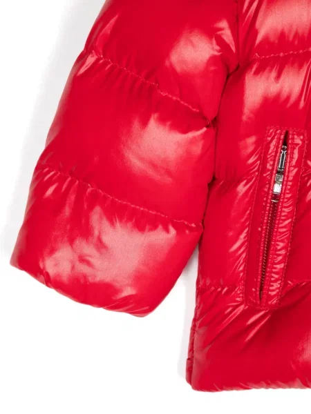 Kurtka puchowa dziecięca Moncler Enfant czerwona