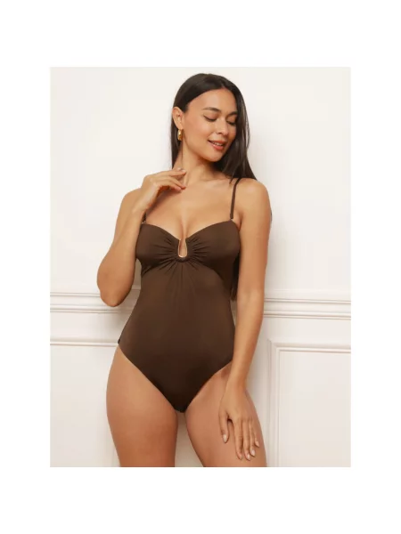Costum de baie La Modeuse maro