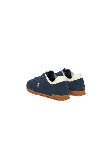 Calvin Klein Jeans Sneakersy Low Profile Runner Su Tmavomodrá modrá