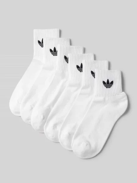 Skarpety krótkie adidas białe