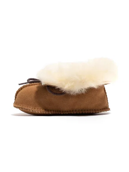 Minnetonka Cizme Sheepskin coniac maro