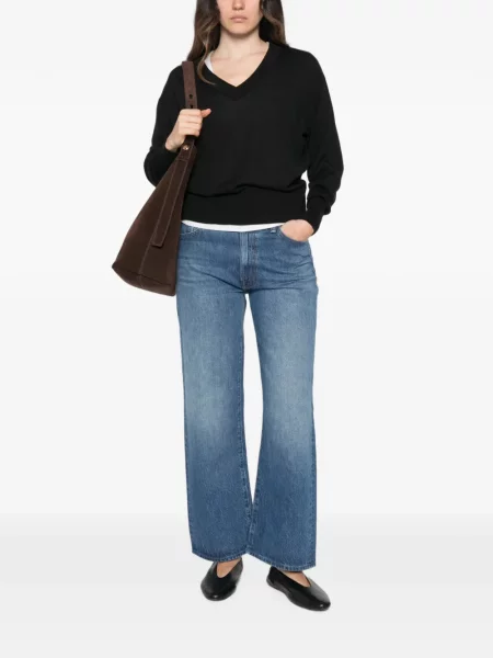 Blugi Mother cu 5 buzunare albastru