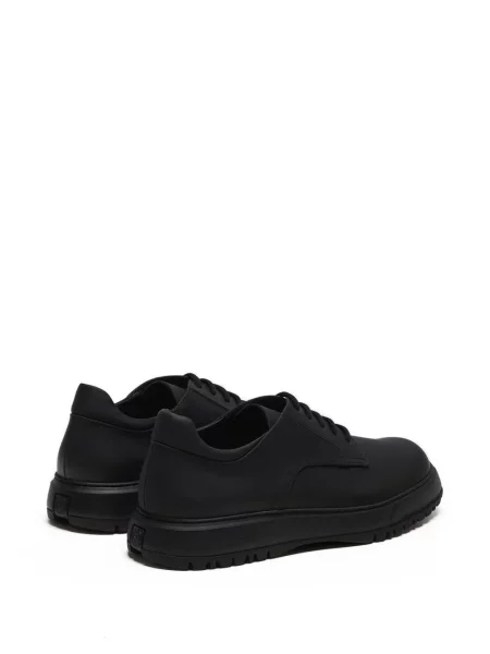 Pantofi derby Referenc din piele negru