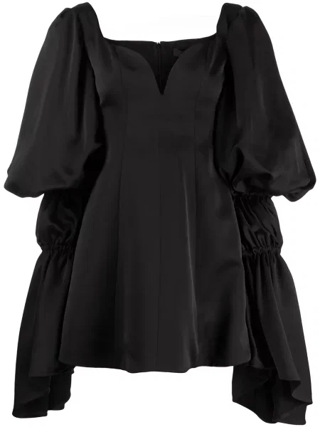 Rochie mini Ellery evazată negru