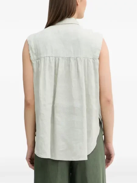 Cămașă Benetton fără mâneci verde