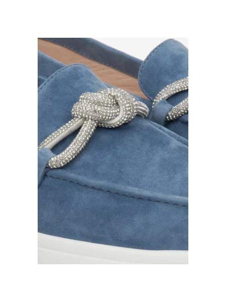 Лофери велюрові Estro сині