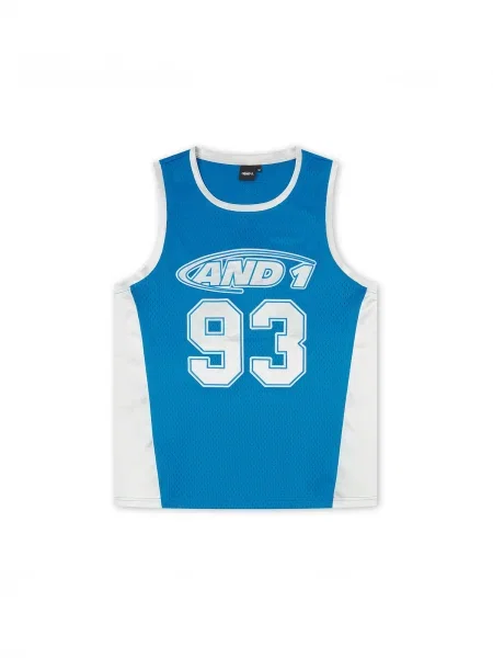 Tricou Airtex albastru alb
