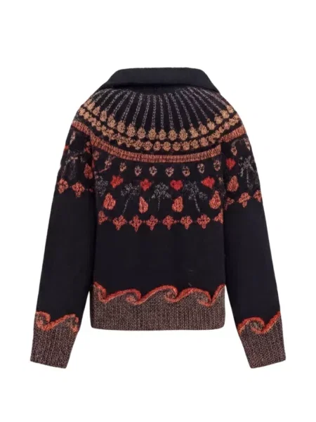 Cardigan Alanui de lână negru