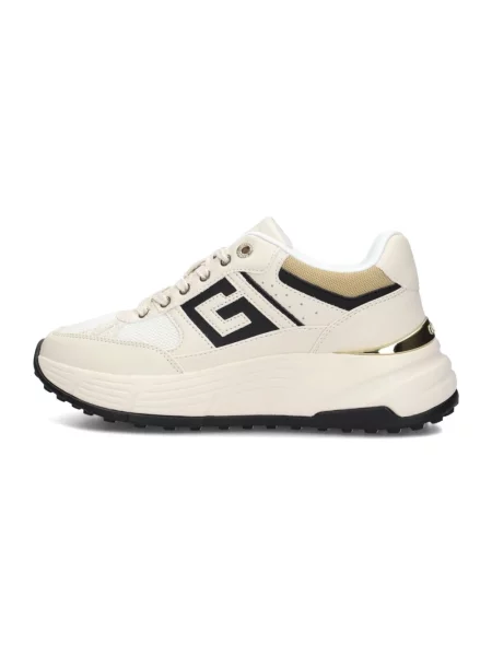 Guess sneakersy FONZI FLTFON beżowy