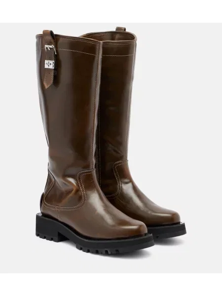 Cizme Ganni cu tepi verde