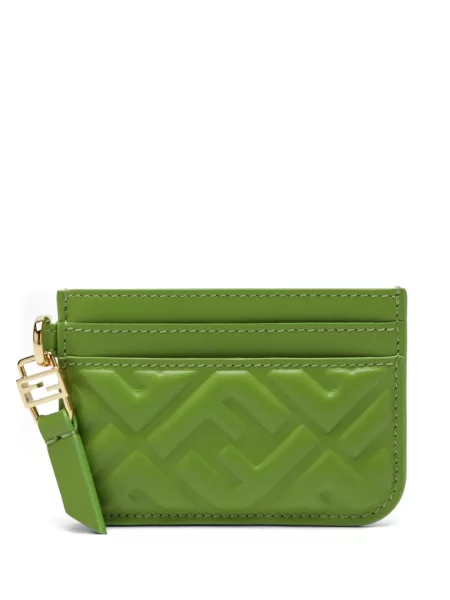 Portofel Fendi fără toc verde