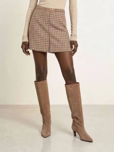 Reiss Spódnica Willow beige beżowa