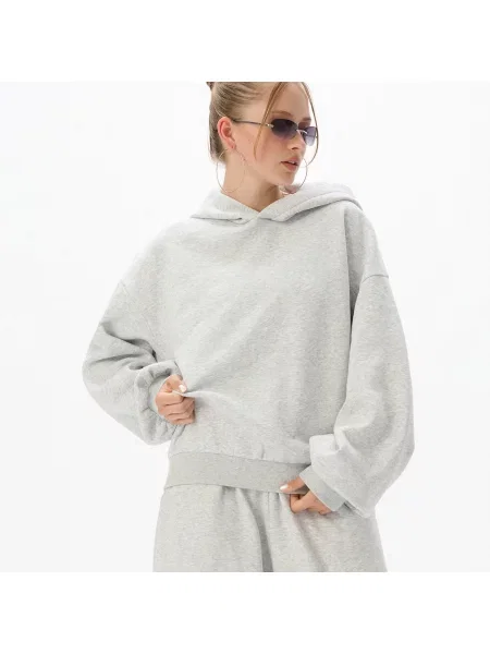 Худи Cropp серое
