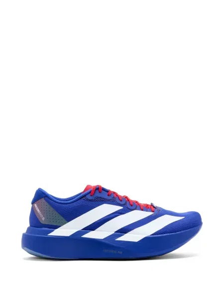 Sneakerși Adidas Adizero alergare cu motiv cu inimi de catifea cord roșu